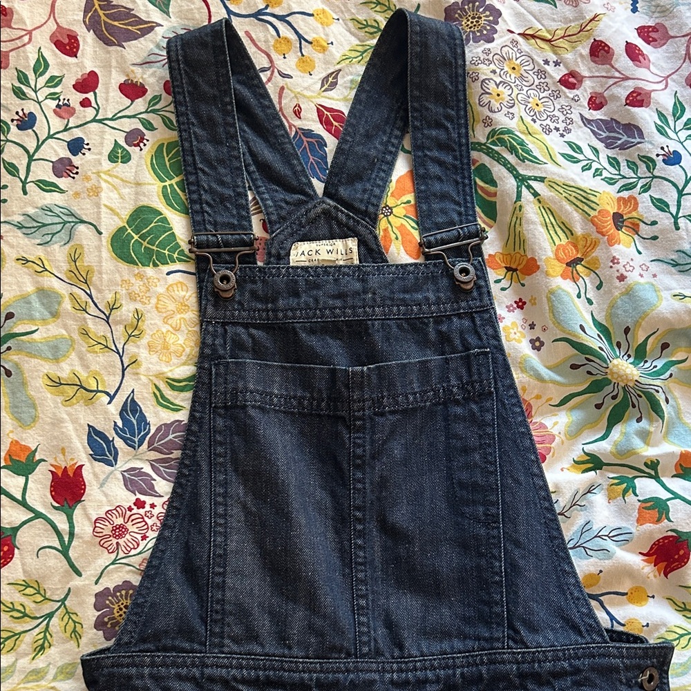 Jack Wills Dark Blue Denim Overalls